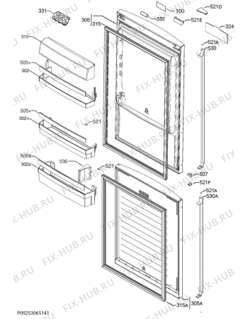 Схема №2 S93420CMW2 с изображением Модуль (плата) управления для холодильной камеры Aeg 973925055032032